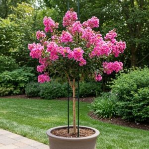 চেরি ফুলা গোলাপি - Pink cherry Flower plant - blossom Pink
